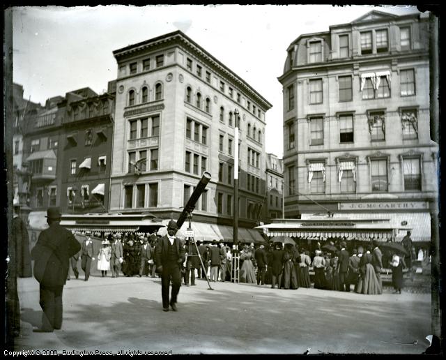 On Tremont St. Telescope View Sun Spots